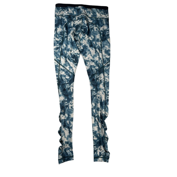 Lululemon Speed Tight III Size 6 Sea Side Silver Fox Alberta Lake Stretch Run - Picture 4 of 8
